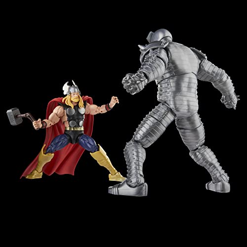 Marvel Legends Series Thor Vs Destroyer, Avengers 60Th Anniversary Collectible 6-Inch Action Figures, 5 Accessories #TOP6