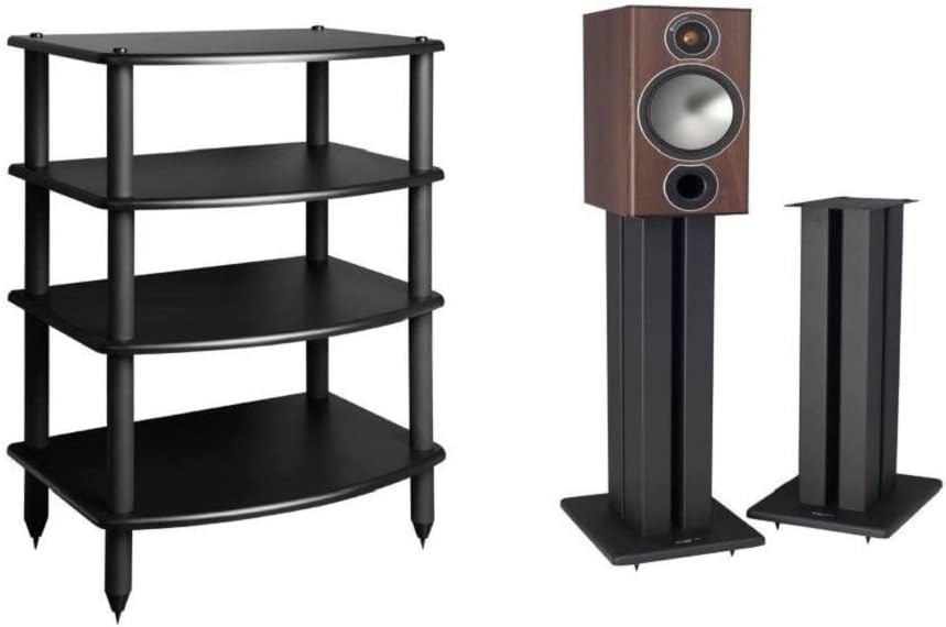 Pangea Audio Vulcan Rack and 32 Inch Stands Bundle Black