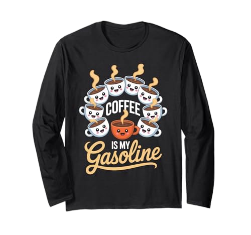Funny Saying Coffee Is My Gasoline Energy Drink ���f�B�[�X �����Y ����T�V���c
