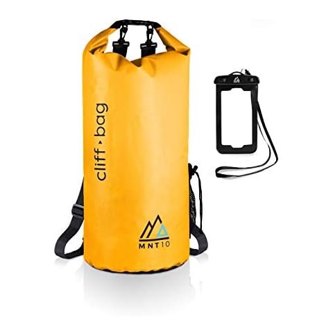 MNT10 Dry Bag Cliff-Bag in 20L, 30L, 40L I Drybag Backpack for SUP, Canoe, Kayak, Outdoor I Waterproof packsack with Shoulder Straps I Waterproof Duffel Bag I + Free Waterproof Cell Phone case Cover