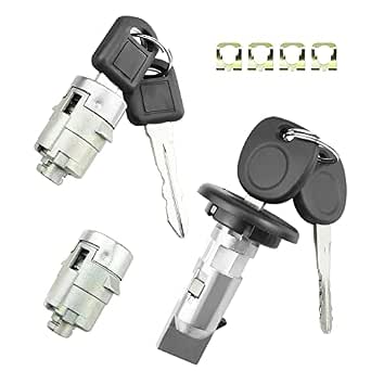 Complete Ignition Switch & Door Lock Cylinder Set With Keys For Chevy GMC C/K Suburban Tahoe
