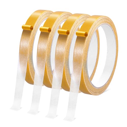 Double Sided Fabric Hem Tape For Clothes Pants Curtains,No Sew No Iron Hemming Fashion Tape For Women Clothes To Stay In Place,Dress Tape Fabric To Skin Friendly Sticky But Removable 0.5 in x 33FT(4)