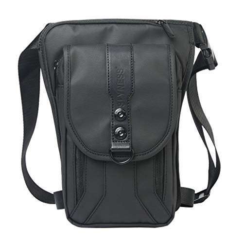 Bolsa de cintura Oxford para motocicleta, para homens e mulheres, cintura na coxa, quadril e cinto, bolsa transversal para celular, viagens, esportes ao ar livre, trilhas, ciclismo, casual, mochila