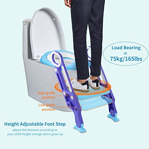 image for Potty Training Seat with Step Stool Ladder for Toddler and Kids, Wiifo
