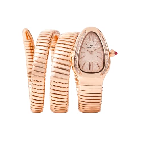 Mont Neo Kai Quartz Female Rose Gold Analog Stainless Steel Watch 9011B-M3307 (B0D9NZTWWY) Amazon Price History, Amazon Price Tracker