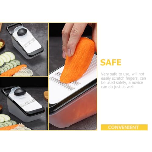 Vegetable Slicer and Chopper Multi-function 4-blade Mandoline miniatura 3