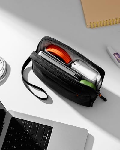 Inateck Kabeltasche Elektronik Organizer, Spritzwasserfester Reise Zubehör Tasche, Kompatibel mit Maus, USB Stick