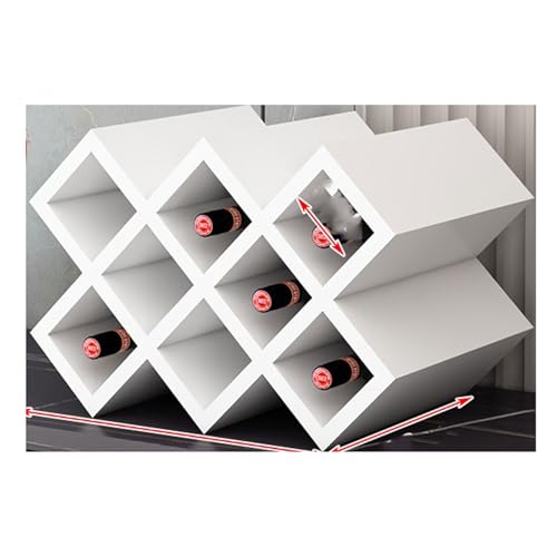 Soporte de vino de madera con 8 compartimentos miniatura 1