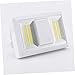 HOMSFOU 4Pcs Battery Mode Wall Light Wardrobe Lamp Practical Lighting Tool for Home Use Bright White Light Easy to Install No Battery Included