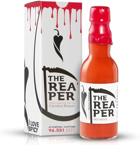 The Reaper 100ml - Carolina Reaper Extreme Hot Sauce - 96.581 SHU...