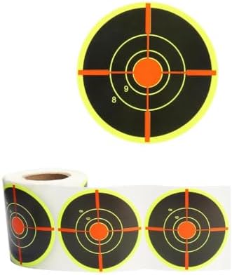 Naisfei 3 Inch Shooting Target Stickers, 200 Pcs Splatter Targets ...