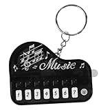 Porte-clés instrument de musique : multifonctionnel, ce porte-clés piano peut servir de pendentif pour sac ou de clé, ou de piano. il ajoute une touche d'originalité à votre sac. mini piano inclus