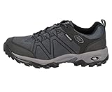 Sohle: Gummi Brütting Mount Cornwell Low Trekking- & Wanderhalbschuhe Unisex Erwachsene, Grau/ Schwarz, 43 EU