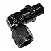 Fragola Performance Systems 499408-BL #8 Female Swivel To 3/8 Mpt - 90 Black