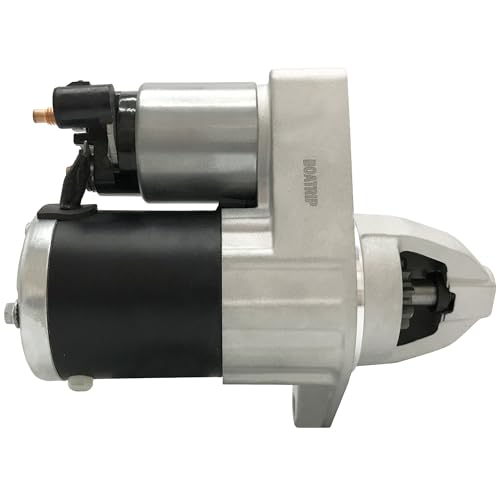 Image of 19145 New Starter Motor Replacement for Chrysler 200 15-17,Jeep Cherokee 14-19, Renegade 15-21,Fiat 500X 16-18, Ram ProMaster City 15-20,12V 1.4KW 10 Teeth Clockwise, OE# 410-48301 19145