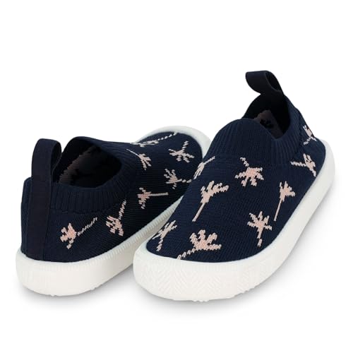 Image of JAN & JUL Slip-on Knit Shoes, Machine Washable and Lightweight Sneakers for Toddler Boys and Girls