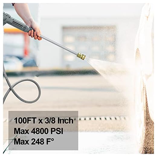 Heliwoo 100 FT Pressure Washer Hose