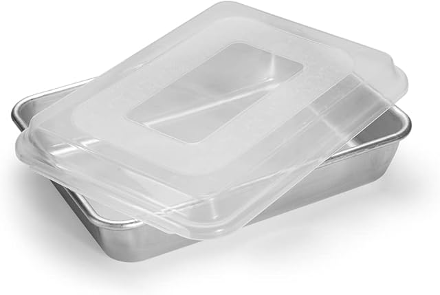 Nordic Ware Natural Aluminum Commercial Cake Pan with Lid