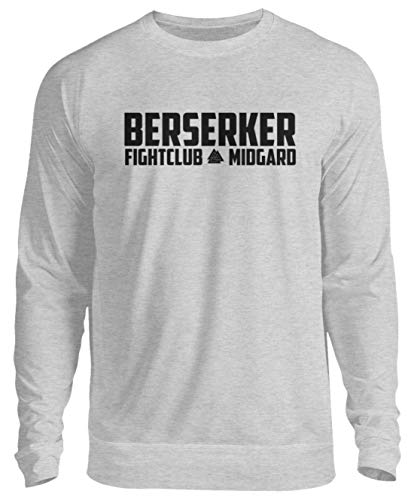 Pull unisexe Berserker gris vêtement streetwear de combat Midgard taille 3XL