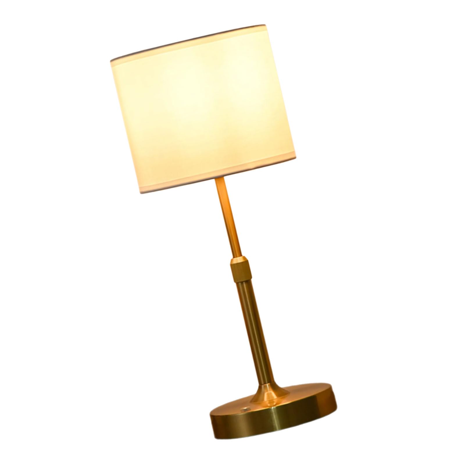 Oxxggkao Gold Dimmable LED Desk Lamp Featuring Flexible Shade and Long Lasting Battery for Indoor Lighting Warm White LED Lamp