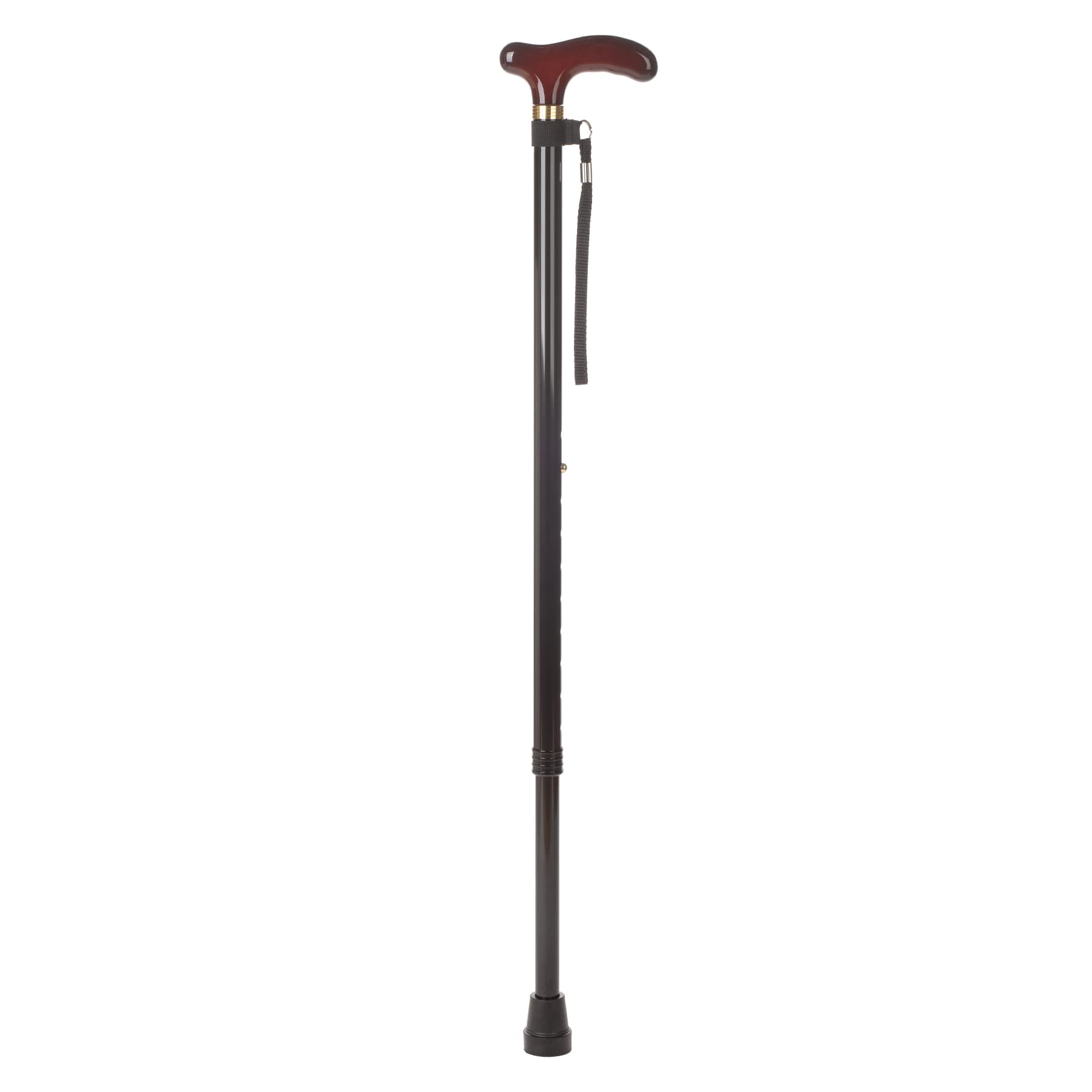 SPES - Bastone da Passeggio (2 colori) – Alluminio Regolabile, Antiscivolo – Uomini, Donne e Anziani – Leggero, Maneggevole e Durevole – Include Laccetto in Nylon