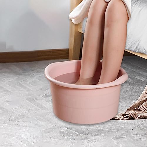 Tina para remojo de pies con puntos convexos rosa 19 cm miniatura 2