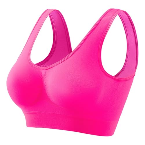 Soutien-gorge de sport sans couture rose XXXL YZCIS pour femme