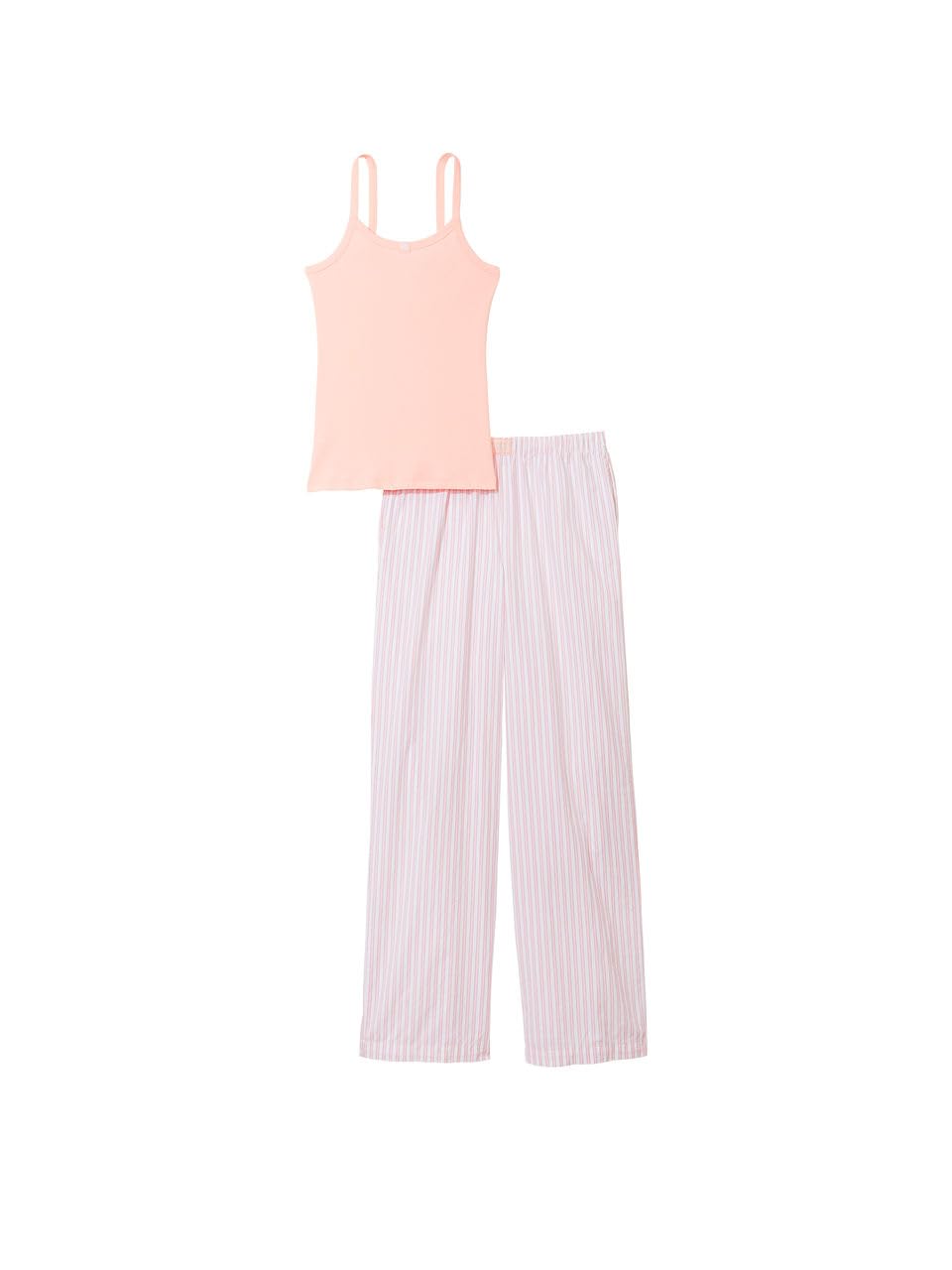 VICTORIA'S SECRETCotton Long Pajama Set, Women's Sleepwear (XS-XXL)