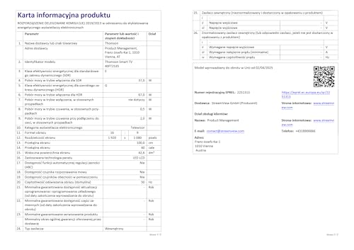 THOMSON 40 Zoll (100 cm) FHD Smart TV, Wi-Fi, Sprachsteuerung, HDR10, Dolby Audio, Triple-Tuner (Kabel/Satellit/Antenne), HDMI, USB, 1 GB RAM, 4 GB Flash - 40FT2S35 THOMSON 40 Zoll (100 cm) FHD Smart TV, Wi-Fi, Sprachsteuerung, HDR10, Dolby Audio, Triple-Tuner (Kabel/Satellit/Antenne), HDMI, USB, 1 GB RAM, 4 GB Flash - 40FT2S35