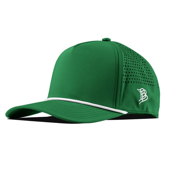 Image of Branded Bills Bare Curved 5 Panel Rope Hat for Men, Adjustable Snapback Golf Baseball Cap No Patch
