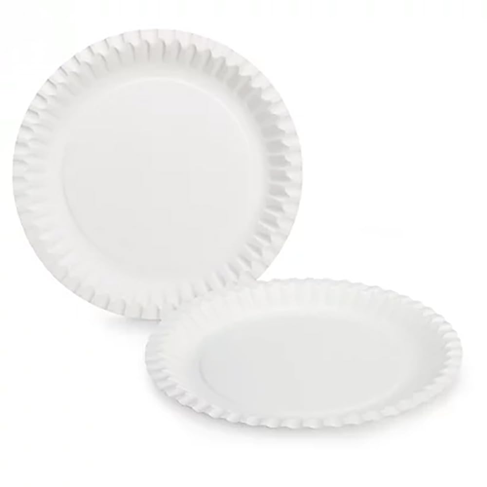 Générique 1000 Pappteller, fettabweisend, Durchmesser 18 cm