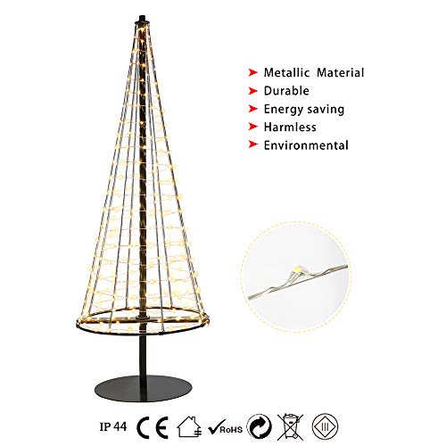 Honesty Tree Foldable, 3.3Ft Tall The Metal Tree Decorates Your Home Or Garden With Sparkling, (Black) #TOP4