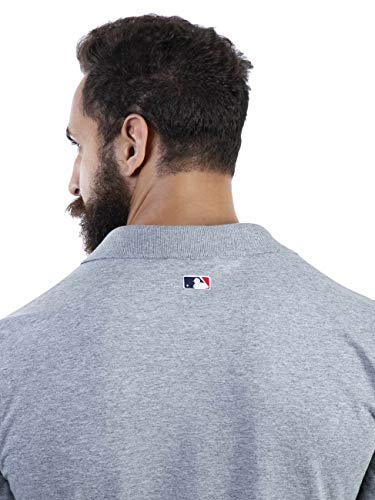 POLO MLB NEW YORK YANKEES FASHION ICON STRIPES BRANCO PRETO MARINHO MESCLA CINZA New Era