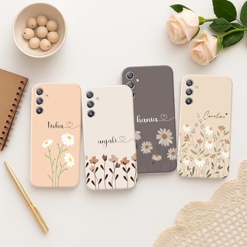 Image of COLORflow Back Cover Compatible with Samsung Galaxy A34 5G | Floral Family Customized Back Cover Compatible with Samsung Galaxy A34 5G
