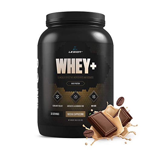Legion Whey+ Mocha Cappuccino Whey Isolate Protein Powder from Grass Fed Cows