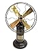 15" lame di lavoro a vapore ventilatore da tavolo in metallo vintage stile antico