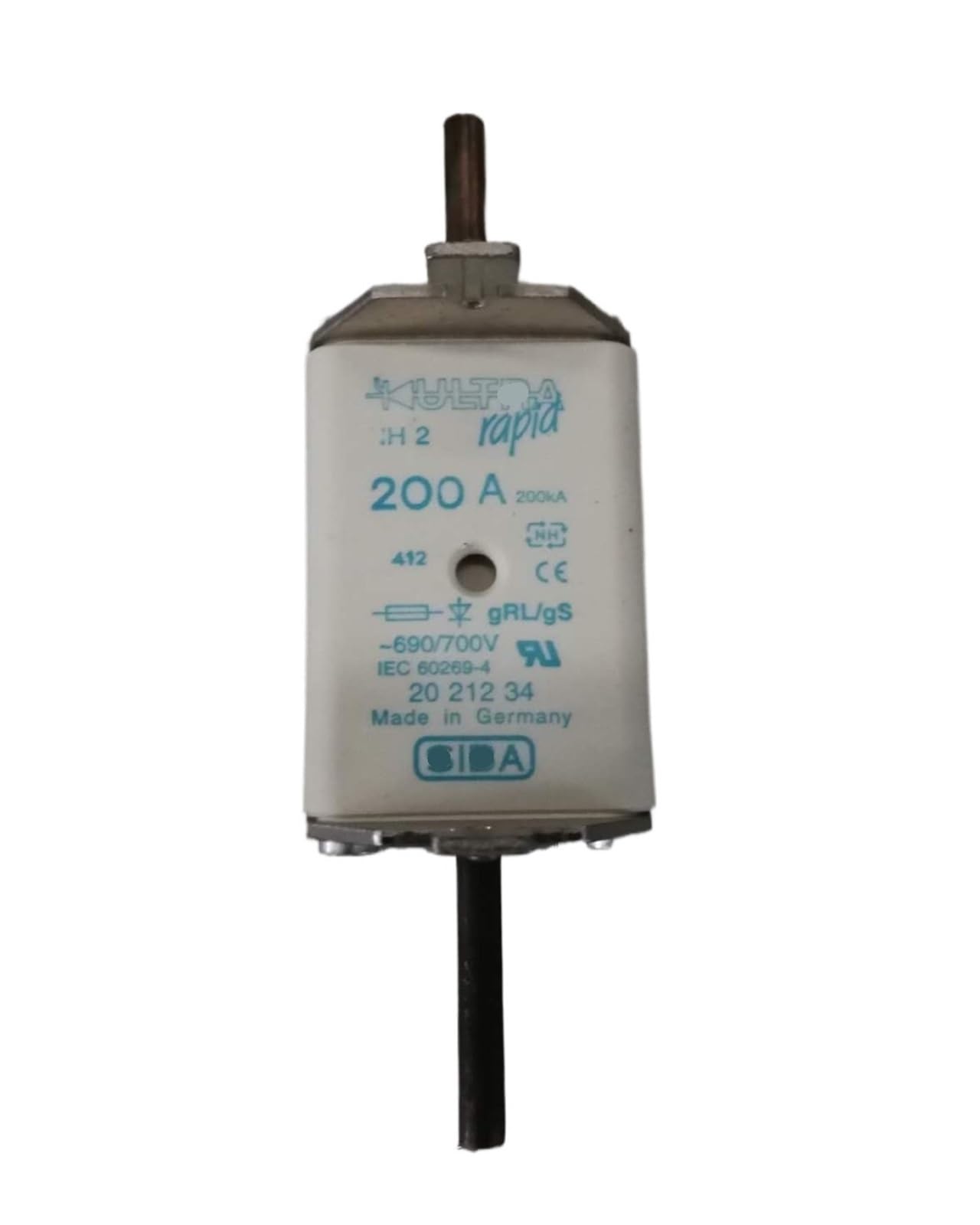 Fusibles NH2 400A 500V AR pour protection industrielle haute tension