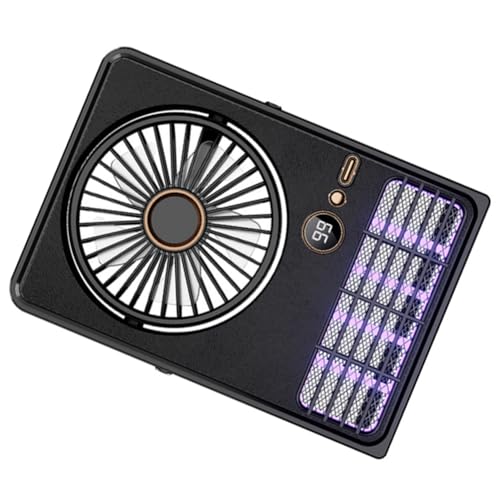 Lámpara eléctrica con ventilador 2 en 1 y carga USB de alta autonomía 3