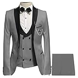 🍰Herrenanzug 2-Teilig und Weihnachtsanzüge –Besteht Sakko Anzug-Sakko Unisex 2-Teiliger Anzughose Teilig Schwarz Lustige Faschingskostüme Halloween-Anzüge Für Mit Jackett Und Festilichen Print Blau Gatsby 1920s Design Tailored blau Suit