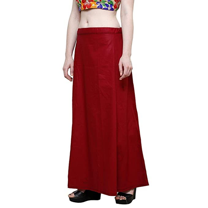 Image of Style Ally Women's Saree Cotton Readymade Petticoat (Free Size)