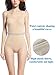 KHAYA Women's Seam Free Body Shaper Slimming Bodysuits Sleeveless Tank Leotard Small Beige