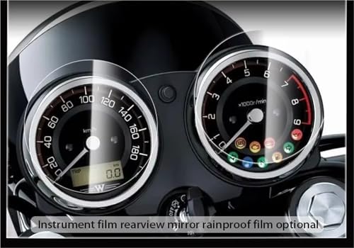 Film Combiné d'Instruments Moto Kawasaki W800 Contre Rayures de Clés - 2