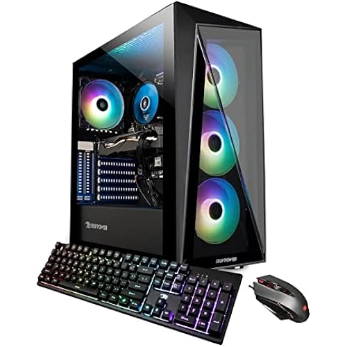 iBUYPOWER Pro Gaming PC Computer Desktop - SlateMR 1004 (Intel Core i3-10105F 3.7GHz, Nvidia GeForce GTX 1650 4 GB, 8GB DDR4, 480 GB SSD, RGB Fans, WiFi Ready, Windows 11 Home)