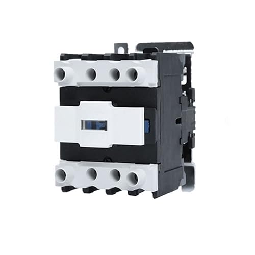 ATO 80 Amp AC Contactor 4 polos 2NO 2NC 110120 voltios, bobina universal de control de circuito 50 Hz60 Hz 2.953in montaje en riel DIN