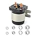 MOTO1988 48 Volt 4 Terminal Starter Solenoid Relay Compatible with Yamaha 1996-2007 Golf Cart G19-E G22-E YDRE 1995-1998 Club Car DS & Precedent JR1-H1950-00 73231-G01 (NO-12V)