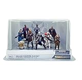 Plush Disney Star Wars: The Mandalorian Deluxe Figure Play Set of 9 Include: The Mandalorian, The Child, etc