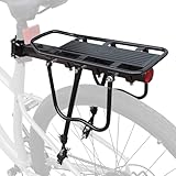 FOMAS Bike Rear Rack for 22-29 inch Bike (Black)