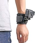 Support de sangle pour poignet compatible avec GoPro Hero 13/12/11/10/9/8/7//6/5 Noir,DJI Action Osmo 5 pro/4/3,Insta 360 ONE R,AKASO/Campark et plus