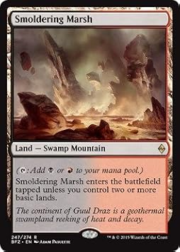Magic The Gathering - Smoldering Marsh 247/274 - Battle for Zendikar