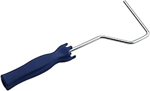 Wooster Brush R012-4 Mini-Kotter Roller Frame, 12 in L, 4 in, Plastic Threaded Grip Handle, Blue, Galvanized, 4-Inch, Blue